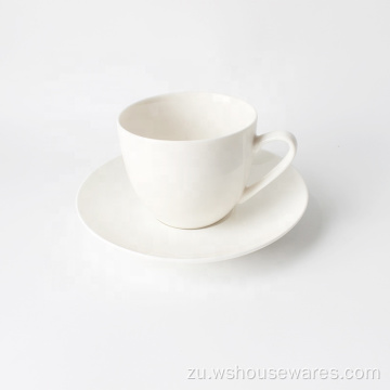 I-Porcelain Ceramic Mugs Wholesale Cup ne-Saucer